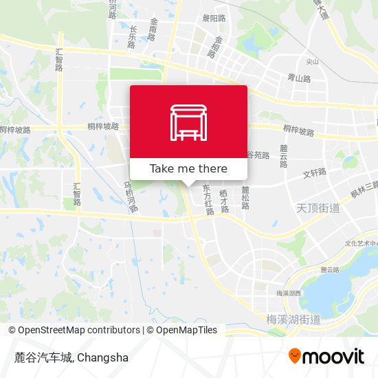 麓谷汽车城 map