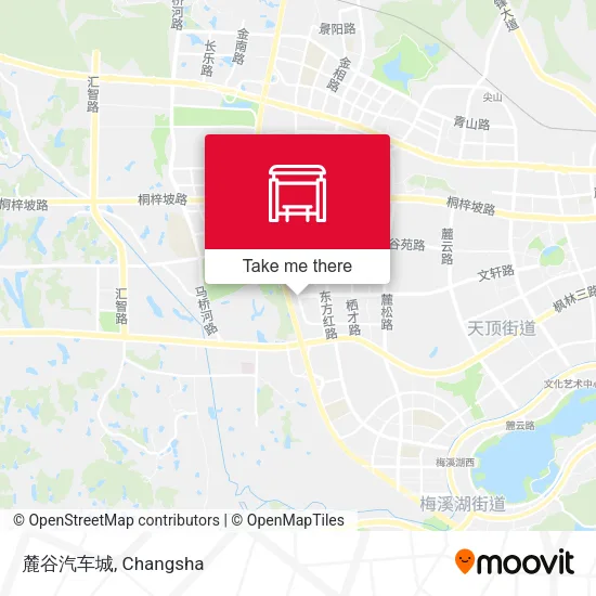 麓谷汽车城 map