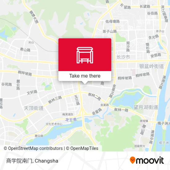商学院南门 map