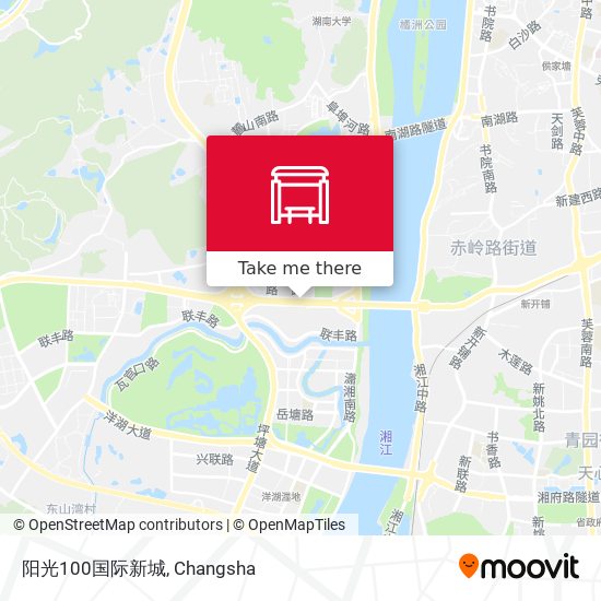 阳光100国际新城 map