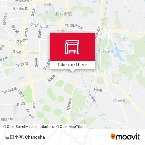白田小区 map