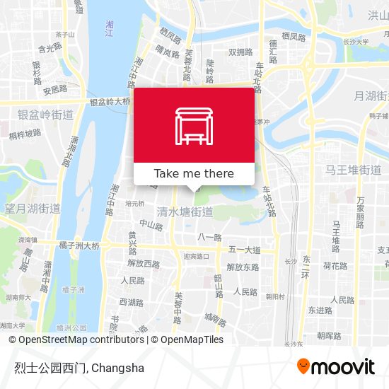烈士公园西门 map