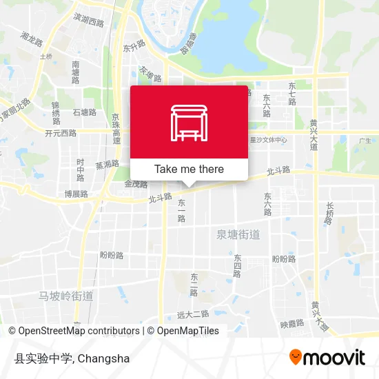 县实验中学 map