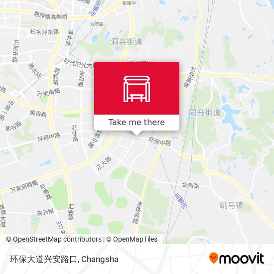 环保大道兴安路口 map