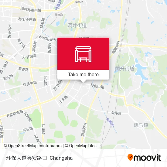 环保大道兴安路口 map
