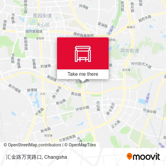 汇金路万芙路口 map