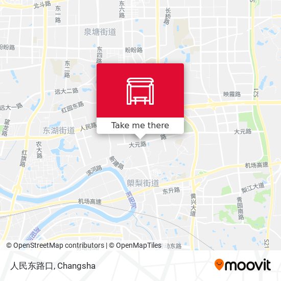 人民东路口 map