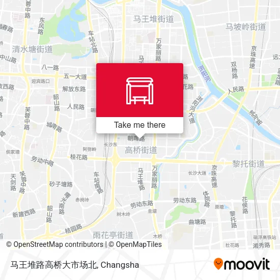 马王堆路高桥大市场北 map