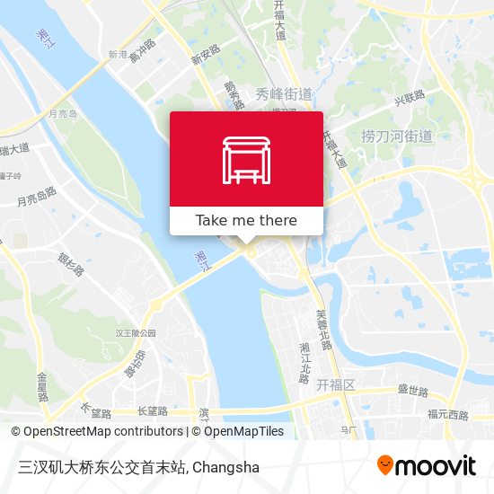 三汊矶大桥东公交首末站 map