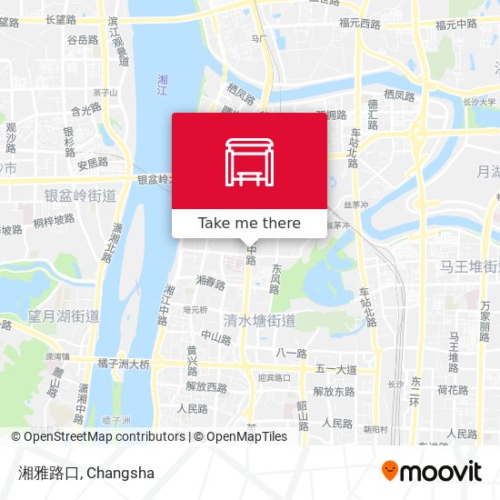 湘雅路口 map