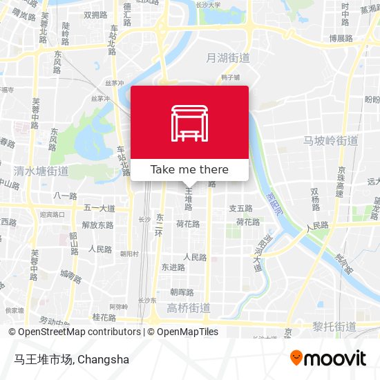 马王堆市场 map