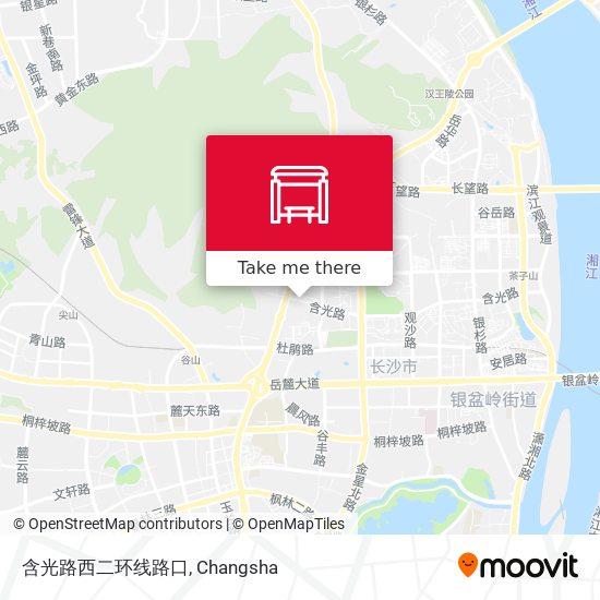 含光路西二环线路口 map
