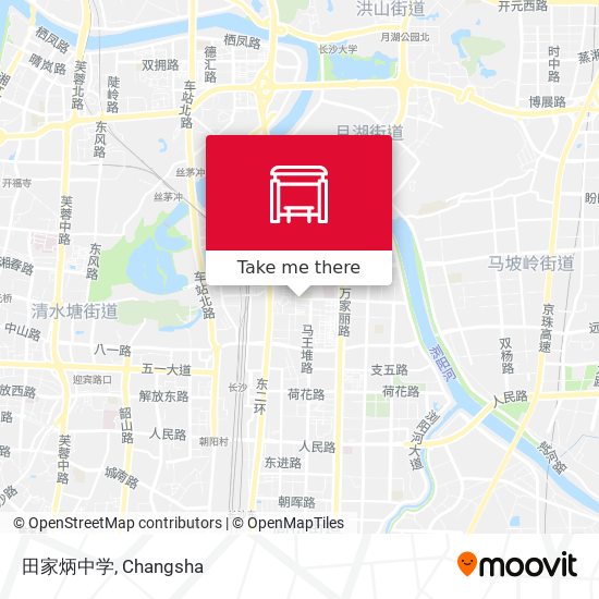 田家炳中学 map