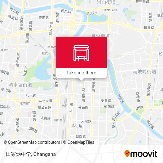 田家炳中学 map