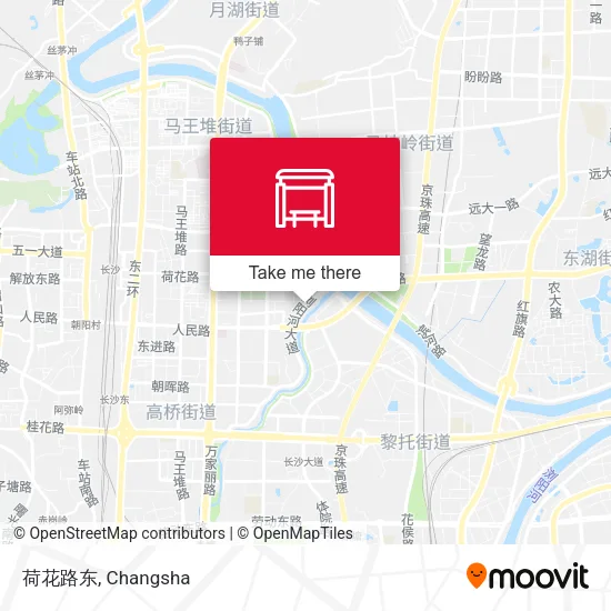 荷花路东 map