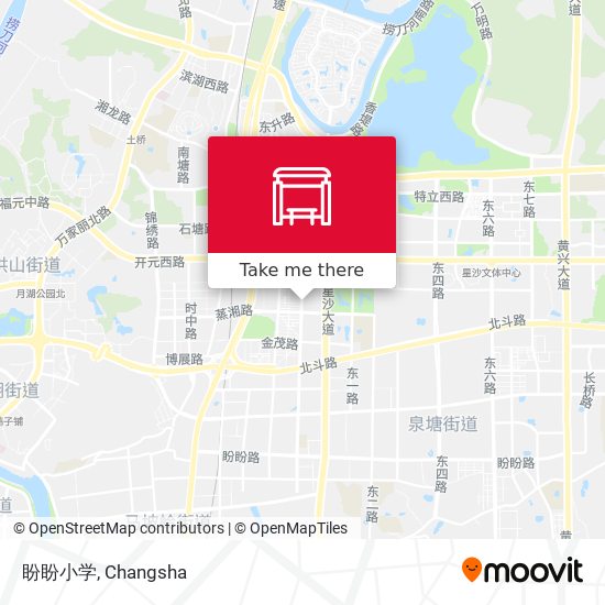 盼盼小学 map