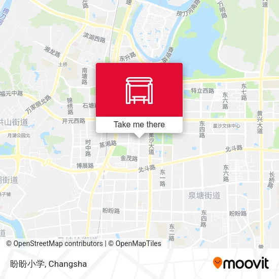 盼盼小学 map