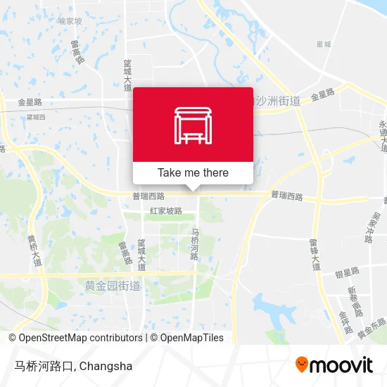 马桥河路口 map