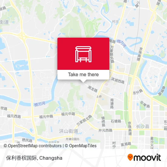 保利香槟国际 map