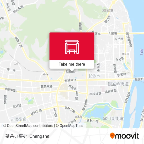 望岳办事处 map