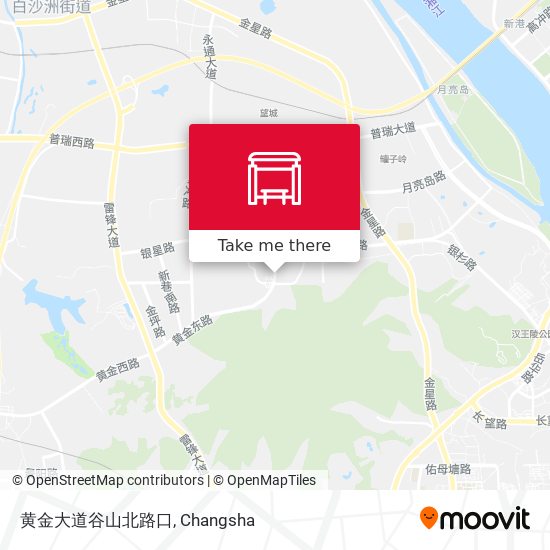 黄金大道谷山北路口 map
