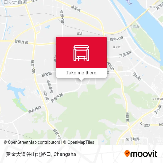 黄金大道谷山北路口 map