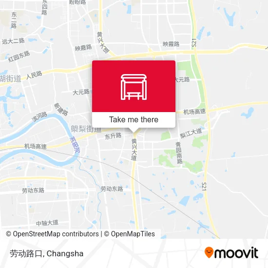 劳动路口 map