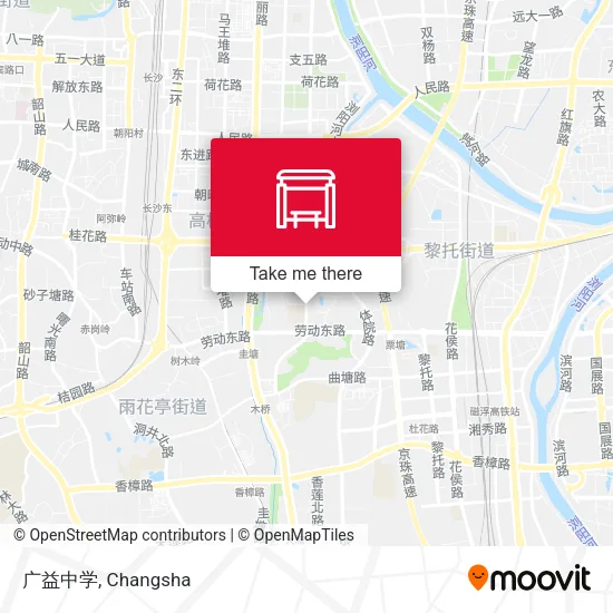 广益中学 map
