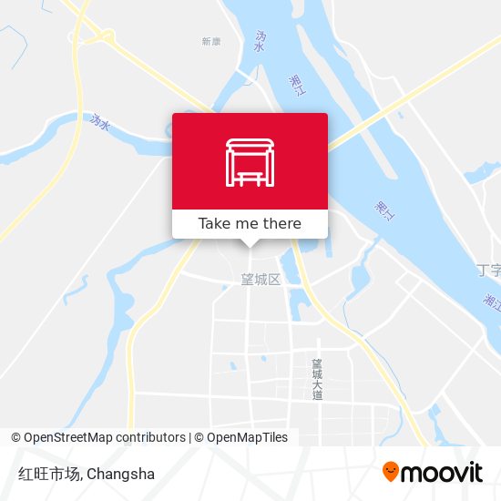 红旺市场 map