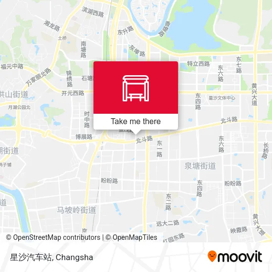 星沙汽车站 map