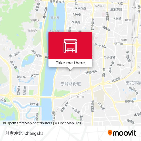 殷家冲北 map