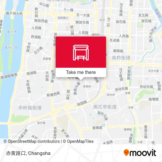 赤黄路口 map
