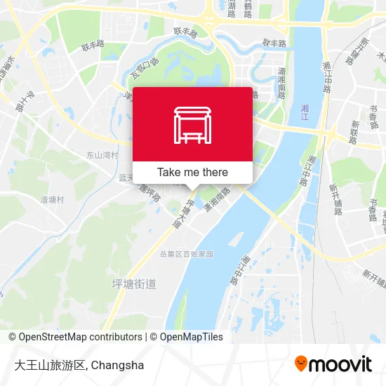 大王山旅游区 map