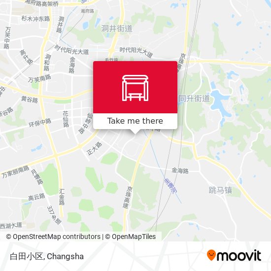 白田小区 map