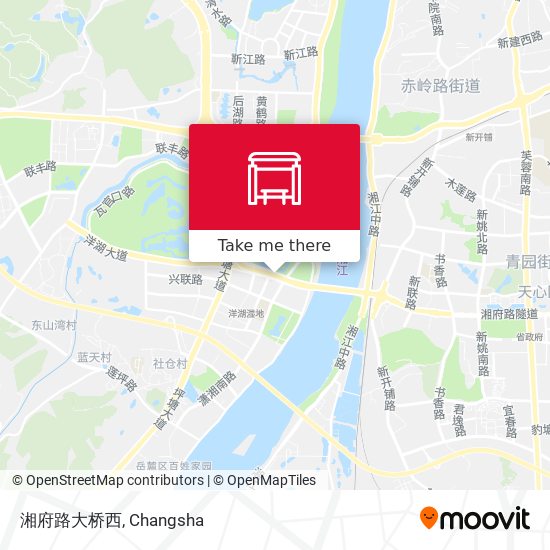 湘府路大桥西 map