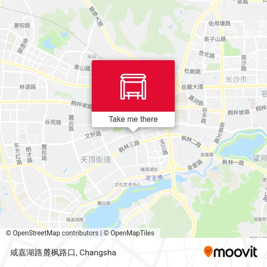 咸嘉湖路麓枫路口 map
