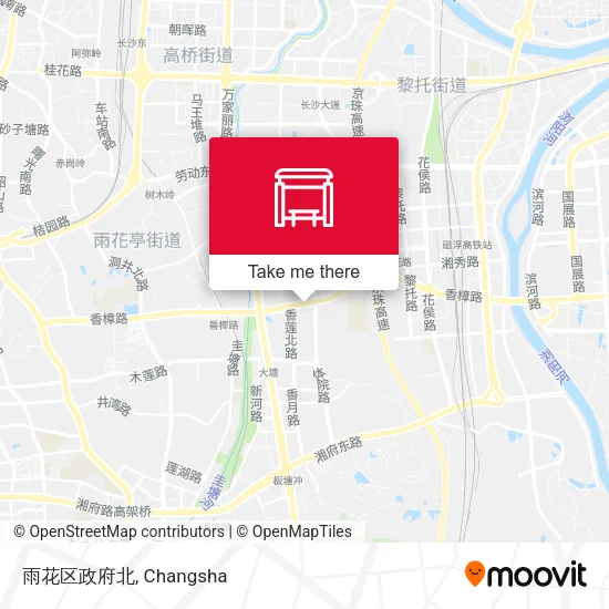 雨花区政府北 map
