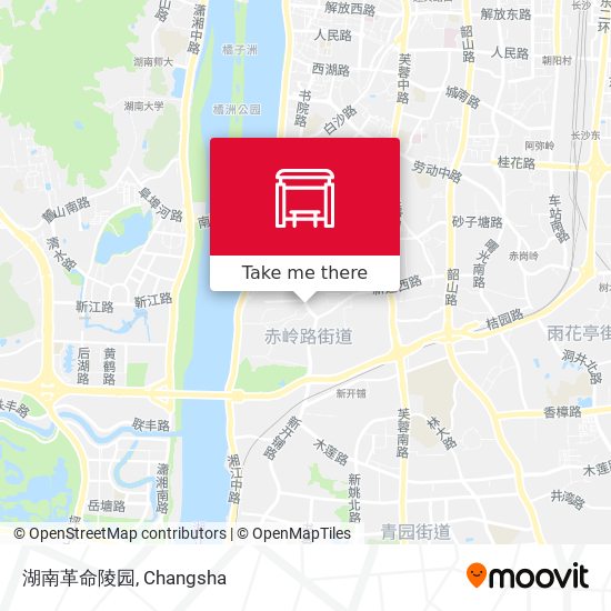 湖南革命陵园 map