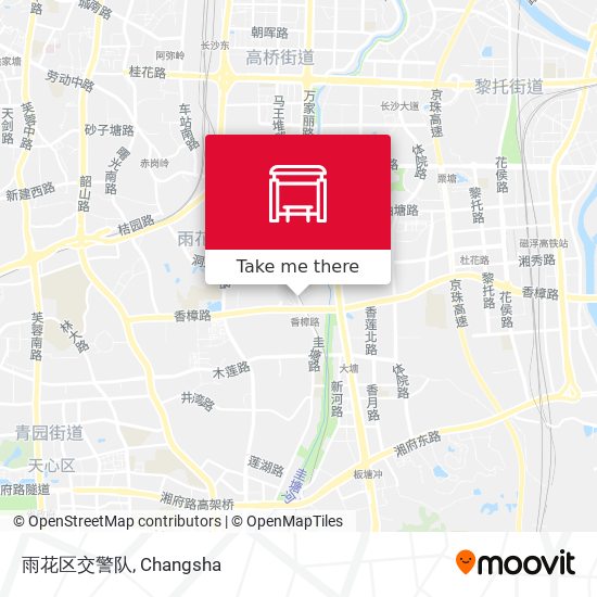 雨花区交警队 map