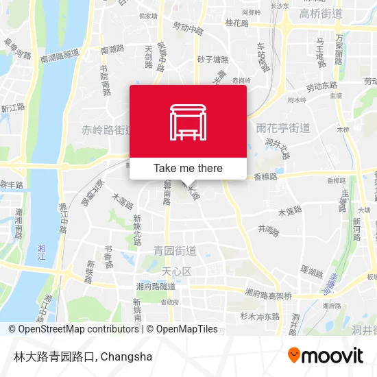 林大路青园路口 map