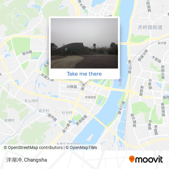 洋湖冲 map