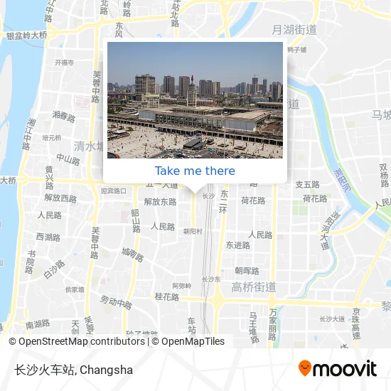 长沙火车站 map