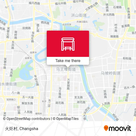 火炬村 map