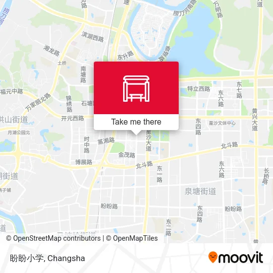 盼盼小学 map
