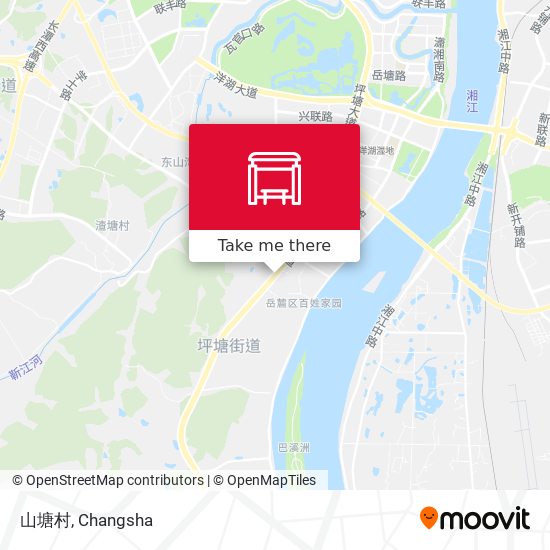 山塘村 map