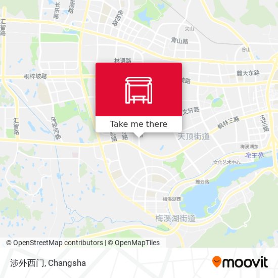 涉外西门 map