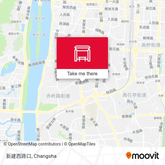 新建西路口 map