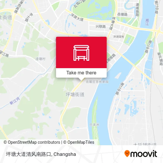 坪塘大道清风南路口 map