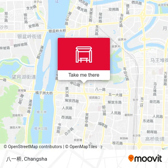八一桥 map
