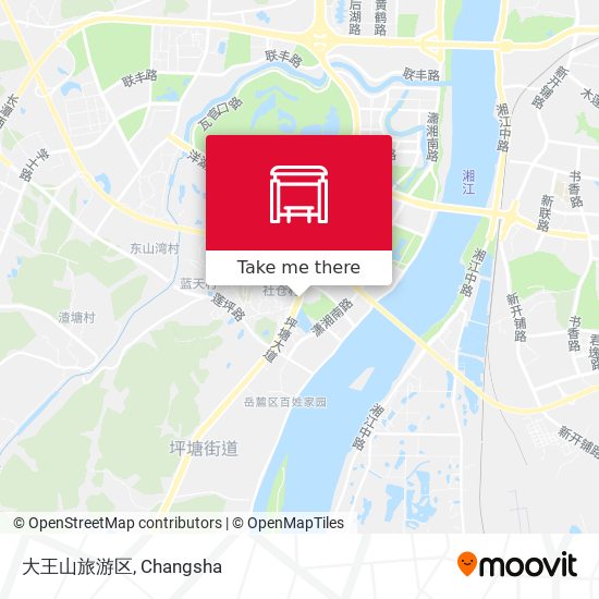 大王山旅游区 map